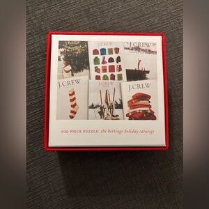 J. Crew Factory Nov. 2025 GWP 100-Piece Puzzle: The Heritage Holiday Catalogs